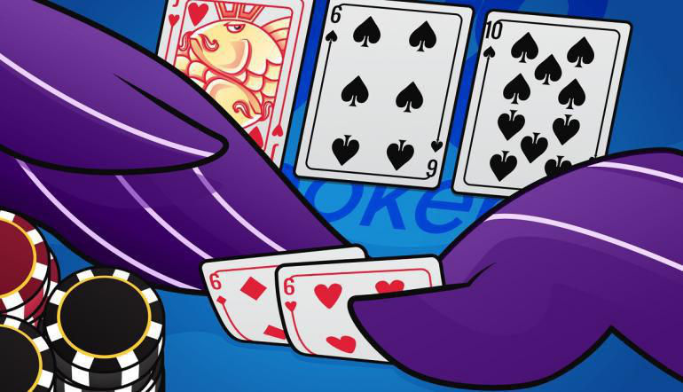 Overcards en poker y trios