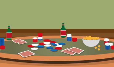 Jugar al poker con amigos