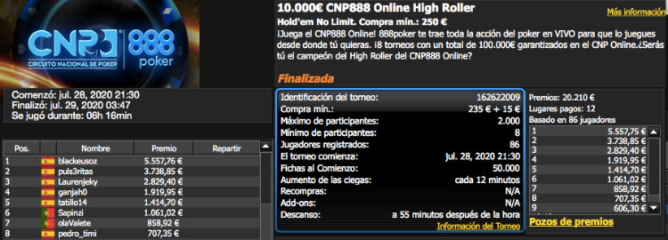 CNP 888 Series Online High Roller