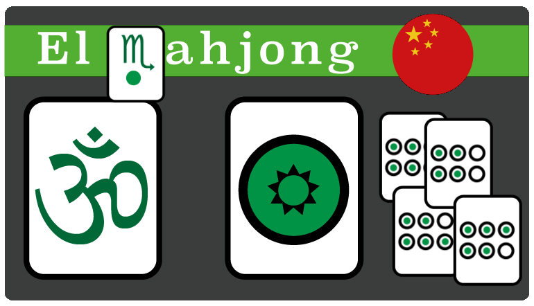 Mahjong, un solitario y juego de cartas