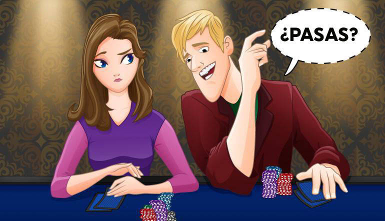 Hablar en el poker presencial