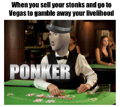 Stonk meme poker
