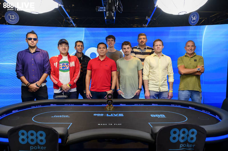 Mesa final 888poker Live Event Barcelona