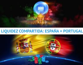 888poker Liquidez Compartida España y Portugal